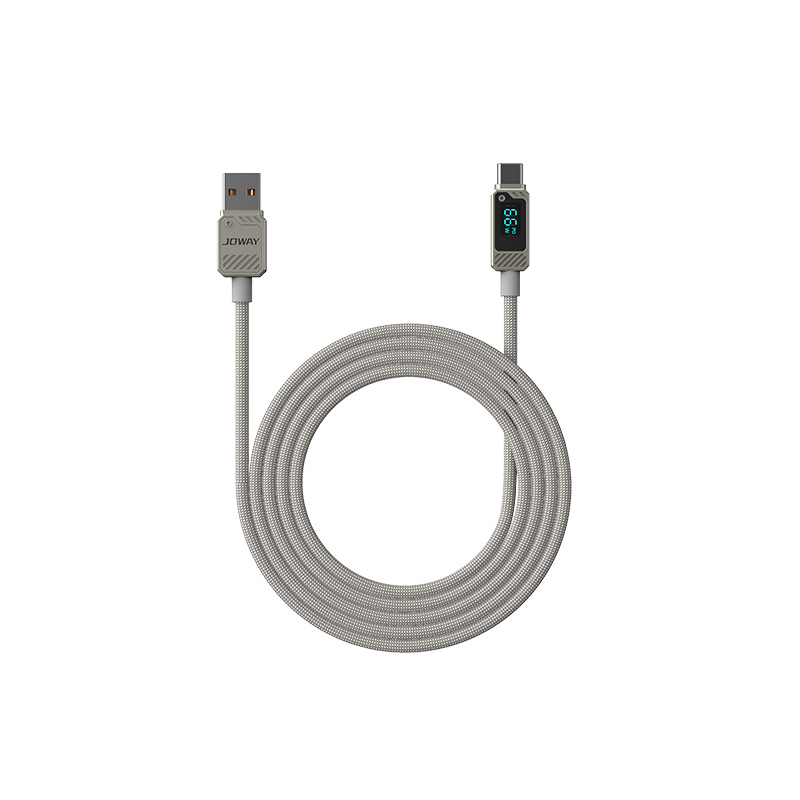 TC016  66w機甲鋅合金數顯數據線_數據線_深圳市喬威電源有限公司