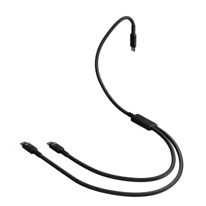 CC100 一拖二快充線_數據線_深圳市喬威電源有限公司